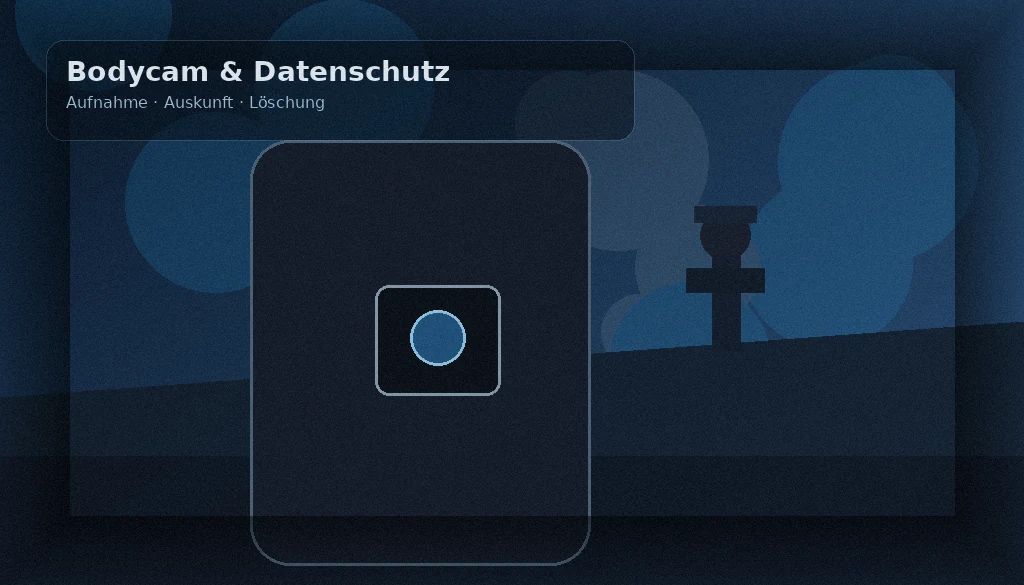 Bodycam Polizei Datenschutz: Können Sie Auskunft oder Löschung verlangen?