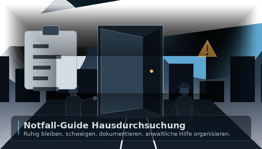 Hausdurchsuchung: So verhalten Sie sich richtig, wenn die Polizei vor der Tür steht