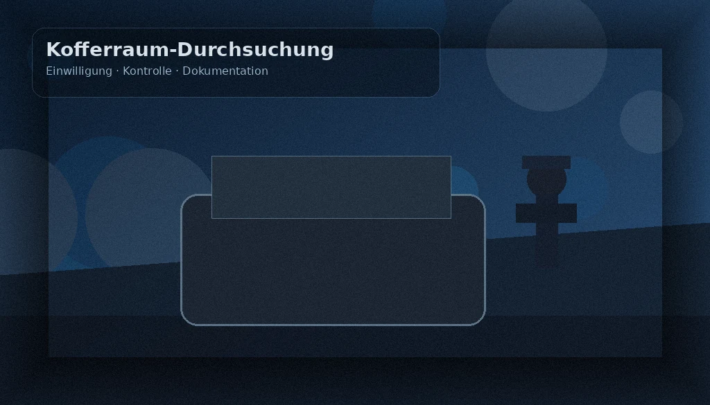 Kofferraum-Durchsuchung ohne Verdacht: Datenschutz, Einwilligung und Speicherung