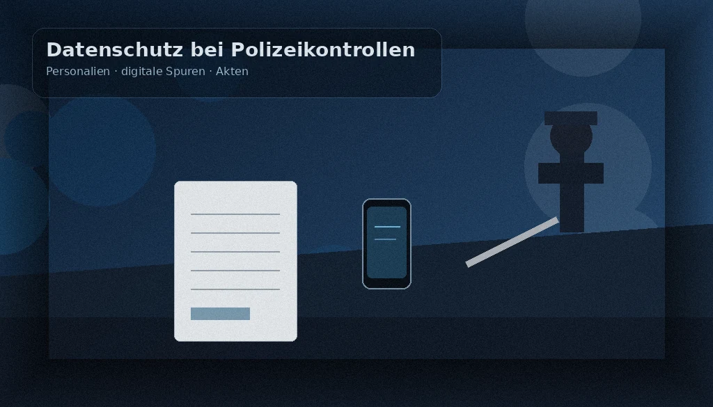 Datenschutz bei Polizeikontrollen: DSGVO, JI-Richtlinie und Ihre Rechte einfach erklärt