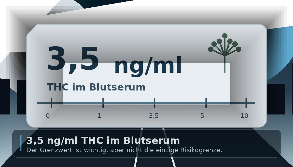 THC-Grenzwert 3,5 ng/ml 2026: Was der Wert bedeutet, wann Bußgeld droht und warum er kein Freibrief ist