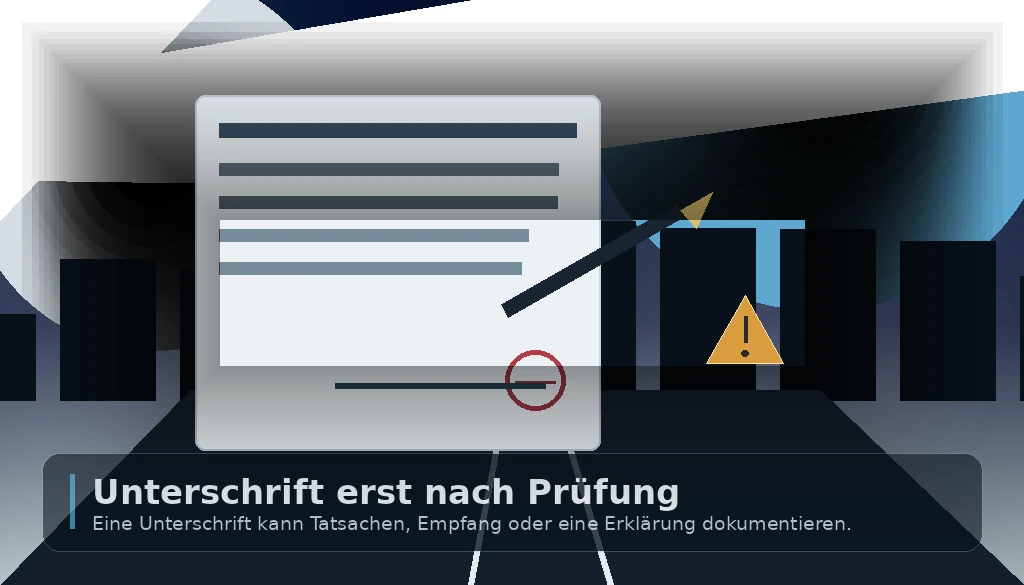 Unterschrift verweigern bei Polizeikontrolle: Wann Sie nichts unterschreiben sollten und welche Folgen drohen